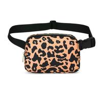WISEHUBY Marsupio da donna con cerniera Marsupio Borsa a tracolla per sport all'aria aperta Borsa a tracolla Casual Viaggio Femminile Cintura Sacchetto di Soldi-E