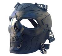 WISEONUS Maschera Softair Maschera Tattica con Teschio per CS Wargame Paintball Halloween
