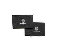 WISEPLAYERFC Fascia Porta Parastinchi da Calcio - 2 Fascette Elastiche Portaparastinchi da Calcio per Adulti e Bambini (Royalblue)