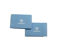WISEPLAYERFC Supporto per Parastinchi da Calcio - 2 Fascette Elastiche Portaparastinchi da Calcio per Uomo, Donne e Bambini (Azzurro)