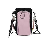 WisePoint Borsetta Tracolla Piccola in Nylon, Borsa a Tracolla con Cerniera e Cordone, Borsa Donna Piccola per Gite, Viaggi e Pendolari (viola)