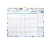 WisePoint Calendario 2025, Calendario da Parete Visualizza l'ora - Gennaio 2025 - Dicembre 2025, Calendarios da Muro per Uffici, Classi, Soggiorno (stile 1)