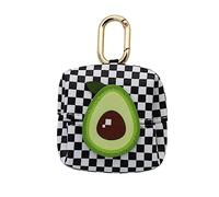 WisePoint Portamonete a Forma di Frutta, Pieghevole PU Portafoglio in Pelle Portafoglio Piccolo per le Donne e le Ragazze, Cute Pochette Piccola con Snap per Incontri, Viaggi, Shopping (Avocado)