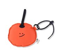 WisePoint Sacchetto per monete in poliestere, mini custodia per cuffie con cavo in silicone regolabile e snap, mini portafoglio per pendolari, shopping, appuntamenti e viaggi, Colore: rosso, s, Carino