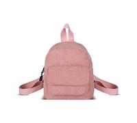 WisePoint Zainetto Ragazza, Corduroy Mini Zaino Borsa Piccoli Borse a Zainetto per Donne e Ragazze, Elegante Zaino Donna per Incontri, Lavoro, Shopping, Viaggi, Campeggio (Rosa)