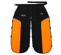 WISEPRO Leggings universali di sicurezza per motosega, protezione antitaglio Chaps, regolabile Chainsaw Chaps, grembiule per motosega, pantaloni protettivi per uomini e donne, arancio-nero, Taglia