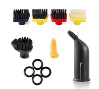 Wiseten Accessori per pulitore a vapore Kärcher Easyfix SC1 SC2 SC3 SC4 SC5, set di ugelli con anello di tenuta e 5 spazzole per Kärcher