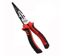 WISEUP Pinza professionale a becco lungo, industriale CR-V 200 mm, pinza piatta antiscivolo antiruggine, per soddisfare il manico ergonomico lungo, pinza piatta multifunzione (200 mm)