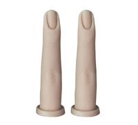 Wisfancy Dita pratica per nail art, dita per esercitazioni per manicure, modello portatile in silicone per esercitarsi sulle unghie, per esercitarsi sulle unghie, decorazione per esposizione, #6, 2
