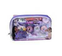 Lip Smacker Disney Wish Essential Makeup Bag cofanetto regalo: lucidalabbra 2 x 2 ml + lucidalabbra in crema 2 x 0,8 g + crema illuminante 3 x 1,6 g + anello 2 pz + ciondolo + applicatore + sacchetto cosmetico