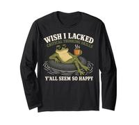 Wish I Lacked Critical Thinking Skills Y'All Seem So Happy Maglia a Manica