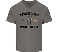 Wish You Were Beer Maglietta In Cotone A V Per Uomo Di San Patrizio