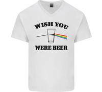 Wish You Were Beer Maglietta In Cotone A V Per Uomo Di San Patrizio