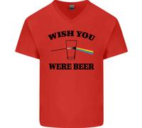 Wish You Were Beer Maglietta In Cotone A V Per Uomo Di San Patrizio