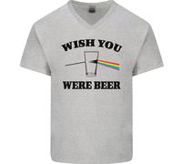Wish You Were Beer Maglietta In Cotone A V Per Uomo Di San Patrizio