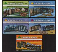 Wish You Were Here Cartolina Serie #310A-E Completo Set Di 5 Telefono Card