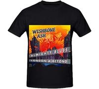 Wishbone Ash Almighty Blues London And Beyond R&B Mens Printed T Shirts XL