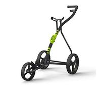 WISHBONE ONE - Trolley da golf pieghevole a 3 ruote, per borsa da golf, super leggero e facile da piegare, sistema Tri Card a 3 ruote, flessibile per tutte le borse e set da golf (carbonio)