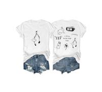 Wishbone Shirt I Still Wish for You Maglietta grafica divertente per donne uomini, bianco, XXL