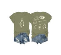 Wishbone Shirt I Still Wish for You Maglietta grafica divertente per donne uomini, Verde, L
