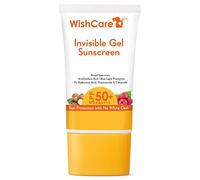 WishCare Invisible Gel Crema Solare SPF 50+ PA++++ per pelli grasse e secche - Gel solare leggero senza olio senza colata bianca, 50 g