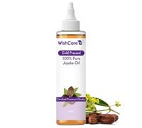 WishCare Olio di jojoba naturale non raffinato pressato a freddo puro - idratante per pelle, capelli e unghie, 100 ml