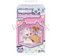 Wishcat Magic Room Ver.3 8-Type Random Mini Figure Wish Cat Giocattolo...