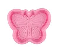 WishesMar Stampo in Silicone per Torte a Forma di Scanalatura a Farfalla - Antiaderente Stampi con Forme Particolari Stampi Silicone per Pane, Cake, Grande Gelatina, Cuocere al Forno