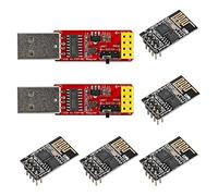 Wishiot 2 pz Esp8266 Esp-01 Adattatore USB Programmatore + 5pcs ESP8266 ESP-01S WiFi Modulo 4MB Wireless Seriale Ricetrasmettitore