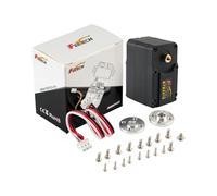 Wishiot Servomotore per bus seriale ad alta coppia da 30 kg, 12 V, servo digitale encoder magnetico a 360°, servo intelligente programmabile a doppio albero con feedback di velocità di posizione per