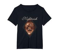 Wishmaster (Copertina dell'album + Logo Nightwish + tracklist) Maglietta, Donna Plus-Size, Nero, 2X