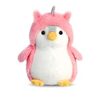 Wishstar Peluche Pinguino 20cm, Cuscino in Peluche Pinguino, Morbido Pinguino Peluche per Bambini Ragazzi Amici, Compleanno Natale, Giocattoli Morbidi, Pinguino Pupazzi grande（Unicorno rosa）