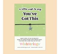 WishStrings Braccialetti dei desideri della collezione Good Luck | Regali di incoraggiamento e benessere fatti a mano | Gettoni significativi a meno di £5