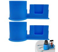 WISIRENT 2 Pezzi Blu Portabevande per Tavola da Surf, Porta Bevande per Tavole da Paddle Portabicchieri per Kayak, Portabevande Universale per Kayak Multifunzionale Antiribaltamento Portabevande