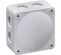 wiska 10060400 Cassetta di derivazione (L x L x A) 85 x 85 x 51 mm Grigio (RAL 7035) IP66 1 pz.