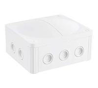 Wiska 10101461 - Scatola di derivazione (lunghezza x larghezza x altezza), 160 x 140 x 81 mm, colore bianco, IP66/IP67, 1 pezzo