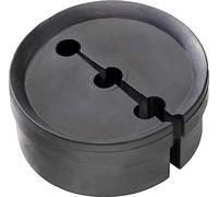 Wiska 10104447 GFD 16/01/050 - Inserto di tenuta resistente agli urti, con scarico della trazione M16, plastica nera (RAL