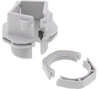 Wiska 10108664 - Pressacavo M25 in poliammide, grigio chiaro (RAL 7035), 1 pezzo