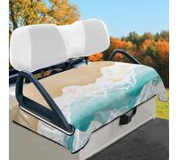 Wismoutput Beach Wave Sightseeing Coprisedili universali per golf cart coperta adatta per la maggior parte delle auto da club e sedili per 2 persone golf cart