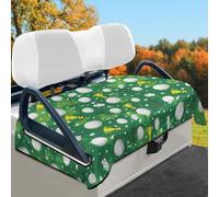 Wismoutput Golf Sport Sightseeing Car Seat Covers Universale Golf Cart Seat Towel Blanket Fits for most Club Cars and 2 Person Seat Golf Cart