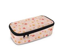 Wismoutput Simpatico astuccio a forma di maiale per bambini, grande capacità, organizer da viaggio per la scuola elementare per ragazze e ragazzi, Simpatico maialino., Astuccio