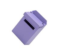 wisoolkic 1/12 Modello di cassetta postale per casa delle bambole Mini cassetta delle lettere in legno per bomboniere per bambini Rosso , Viola , 4.2x2.2x6.4 cm