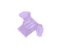 wisoolkic 1/6 Per Scala Miniatura Manica a Sbuffo Top Accessorio Leggero Action Model Toys Doll Dress Collection 1/6 Per Scala Vestiti Manica a Sbuffo Top Corto, Viola, Lunghezza cm