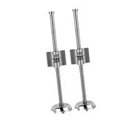 wisoolkic 2 Pezzi di Gambe di Estensione per Scatola da Pesca, Gambe telescopiche per Escursionismo, Picnic, Blu, Grigio, 20 Centimetri