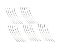 wisoolkic 25Pcs Guitar Fret Wires 2.4Mm Antiruggine Accessori per chitarra elettrica acustica Linea di frequenza musicale Rata facile, 2.4 mm