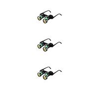 wisoolkic 3 Set di Occhiali binoculari da pesca Telescopio Lente d'ingrandimento 10x Strumento ad definizione Concerti Teatro Opera Sight Seeing Type3, Tipo3 3Insieme