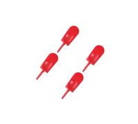 wisoolkic 4 pezzi di strumento di riparazione per zolle da golf, punte per riparazione prato, forchetta da golf, accessori, rosso, Rosso, 8x4x2.7 cm