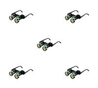 wisoolkic 5 Set di Occhiali binoculari da pesca Telescopio Lente d'ingrandimento 10x Strumento ad definizione Concerti Teatro Opera Sight Seeing Type3, Tipo3 5Insieme