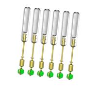 wisoolkic 6 Pezzi adattatori per galleggianti da Pesca connettore per Lenza da Pesca Rotante poggia galleggianti 23,5 mm