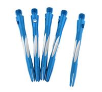 wisoolkic Aste in lega di alluminio da 50 mm, misura media, steli 2BA, aste filettate, motivo finemente inciso, adatte alla maggior parte delle freccette. Accessori per freccette, misura media 50 mm.